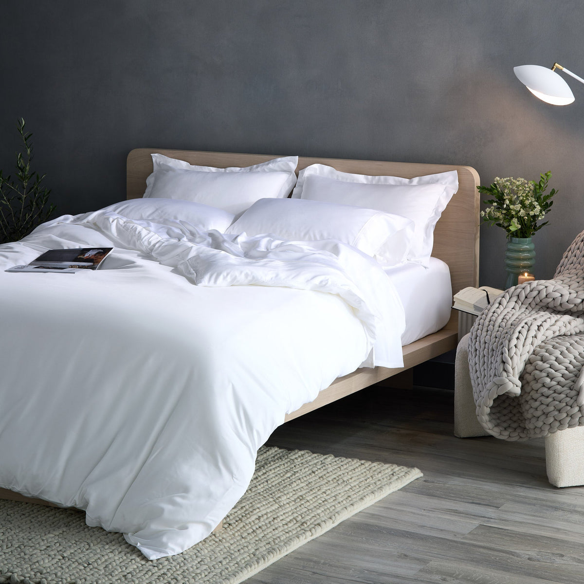 Iced Cooling Bamboo Duvet Cover Set