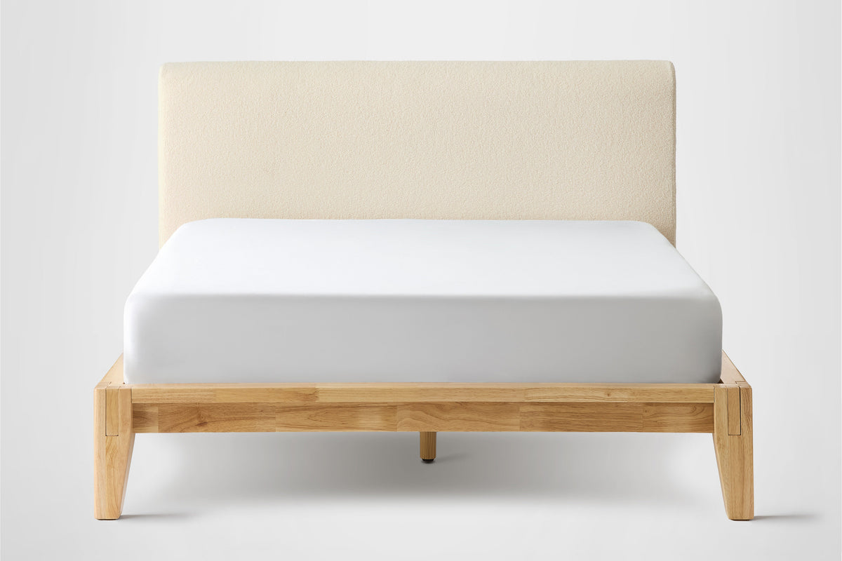 Cushion Headboard + Platform Bed