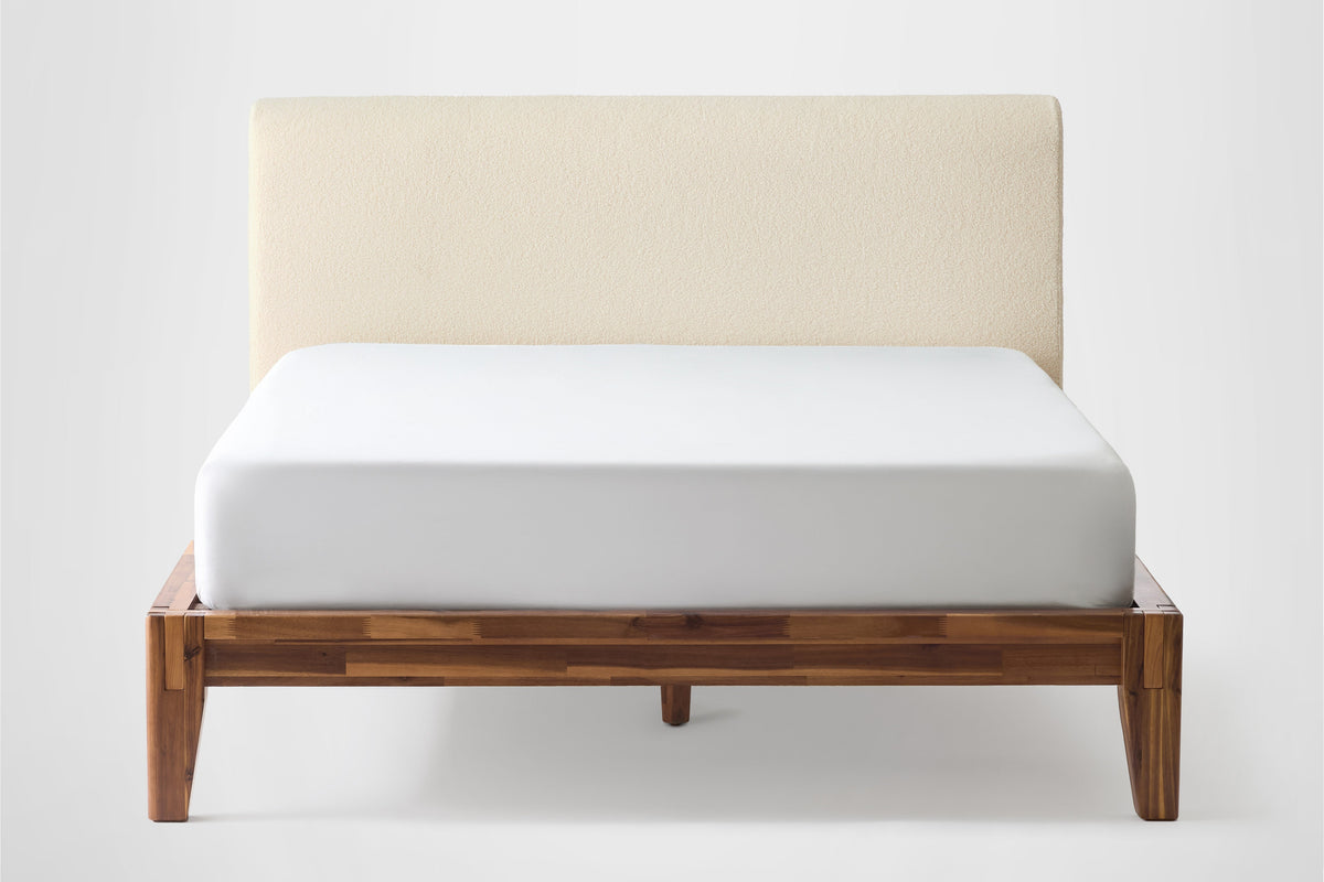 Cushion Headboard + Platform Bed