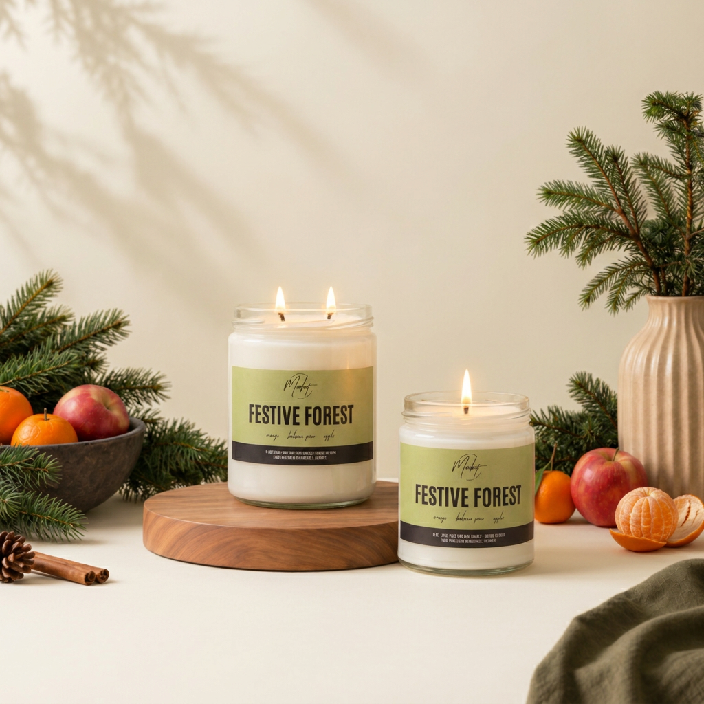 Festive Forest 16oz. Scented Fall Soy Candle