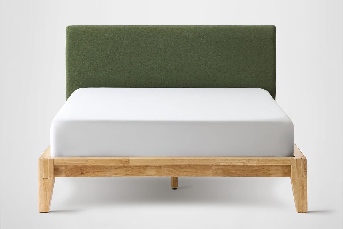Cushion Headboard + Platform Bed