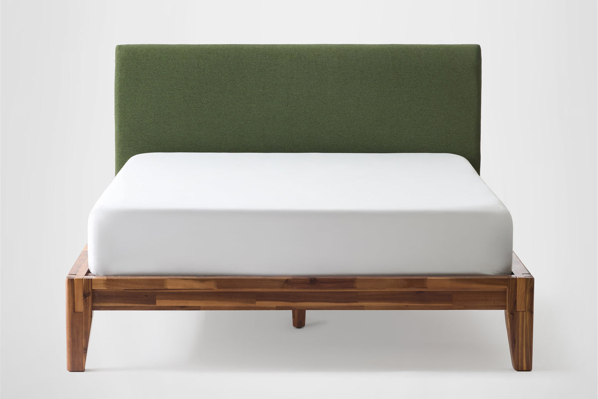 Cushion Headboard + Platform Bed