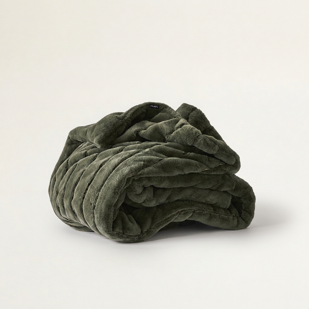 Plush Faux Fur Weighted Blanket
