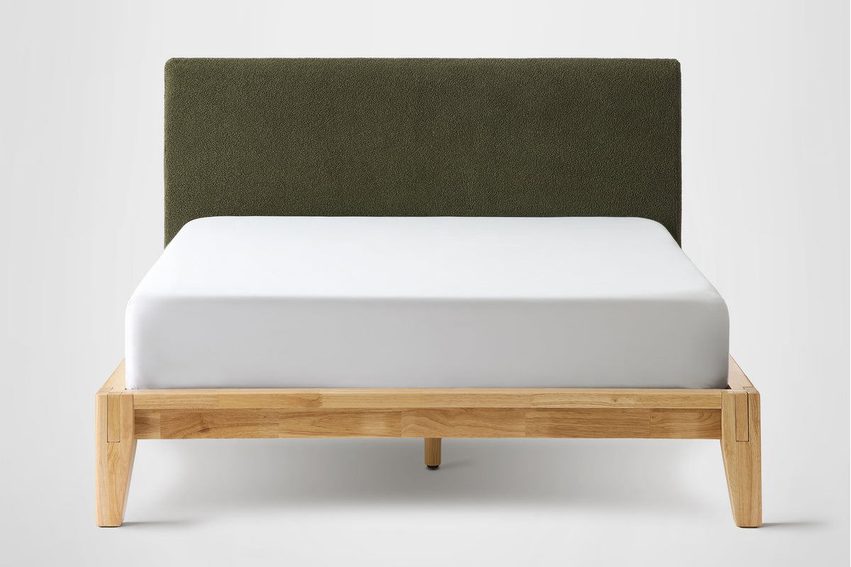 Cushion Headboard + Platform Bed