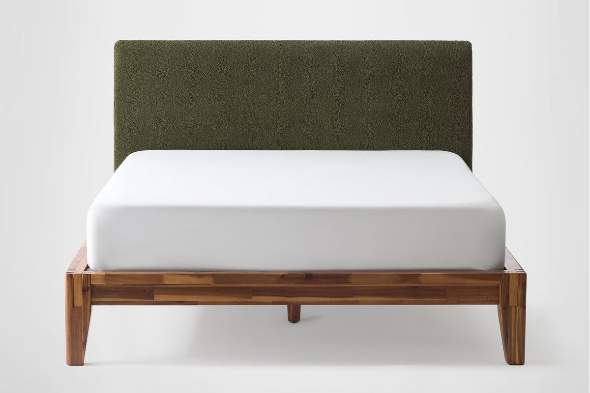 Cushion Headboard + Platform Bed