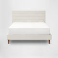 Bed Frame with Headboard - Horizontal Tufted