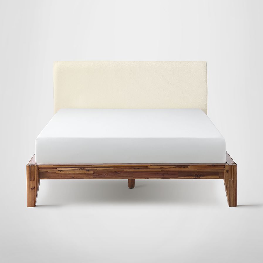 Cushion Headboard + Platform Bed