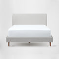 Cushion Headboard + Upholstered Platform Bed