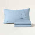 Ensemble de draps en percale de coton Lacoste