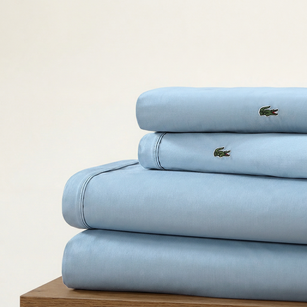 Lacoste Cotton Percale Sheet Set